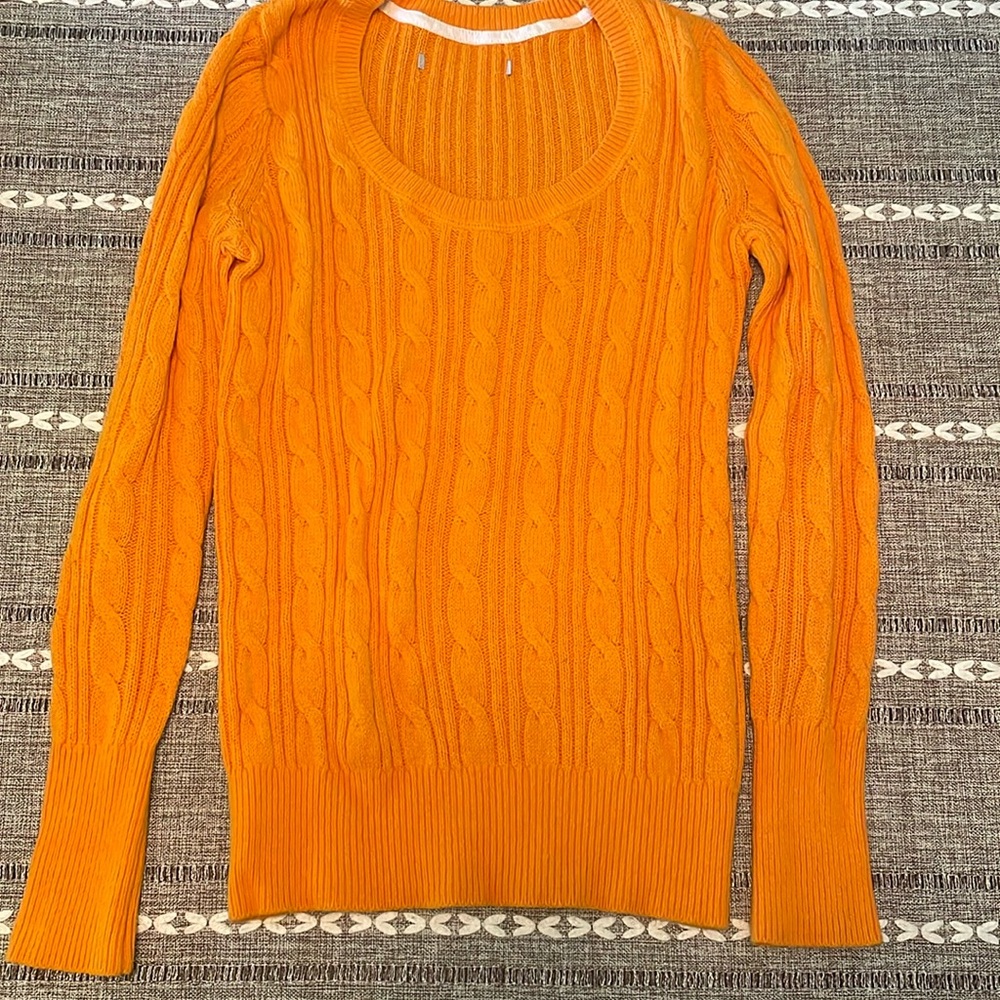 Orange TJ-Maxx X-Small Sweater.